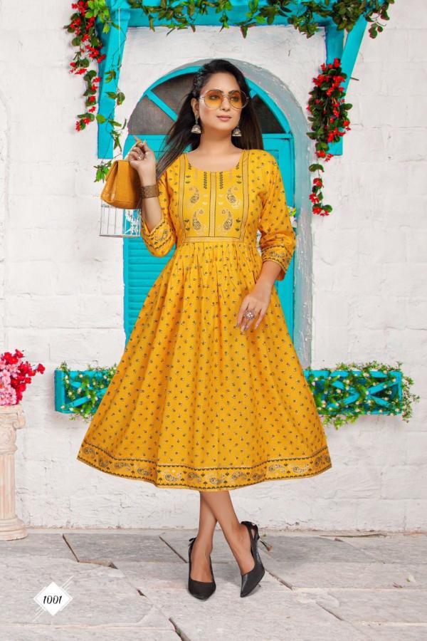  TRENDY SAHIBA VOL.1 Rayon Exclusive Kurti Collection